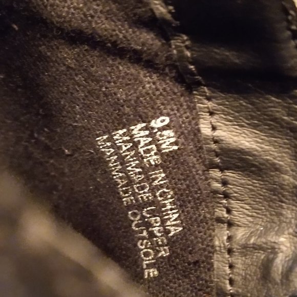 MIA - BLACK WEDGE SNEAKERS - SIZE 9.5 - GOOD CONDITION - Picture 8 of 9